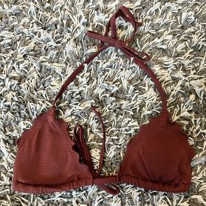 aerie ruffle bikini top